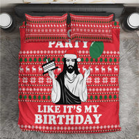 Christian Party Bedding Set God Christmas It's My Birthday - Wonder Print Shop