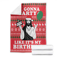 Christian Party Blanket God Christmas It's My Birthday