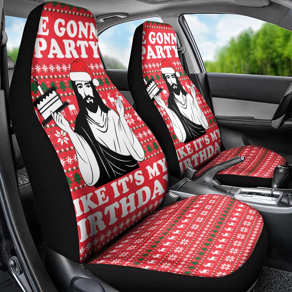 Christian Party Car Seat Cover God Christmas It's My Birthday - Wonder Print Shop