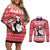 Christian Party Couples Matching Off Shoulder Short Dress and Long Sleeve Button Shirt God Christmas It's My Birthday - Wonder Print Shop