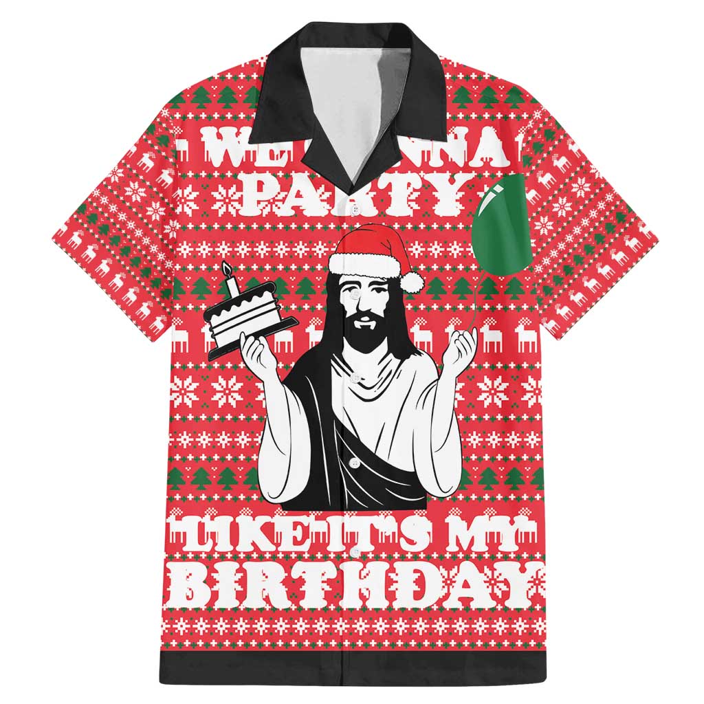 Christian Party Family Matching Mermaid Dress and Hawaiian Shirt God Christmas It's My Birthday - Wonder Print Shop
