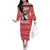 Christian Party Family Matching Off The Shoulder Long Sleeve Dress and Hawaiian Shirt God Christmas It's My Birthday - Wonder Print Shop