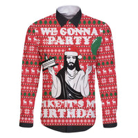 Christian Party Family Matching Puletasi and Hawaiian Shirt God Christmas It's My Birthday - Wonder Print Shop
