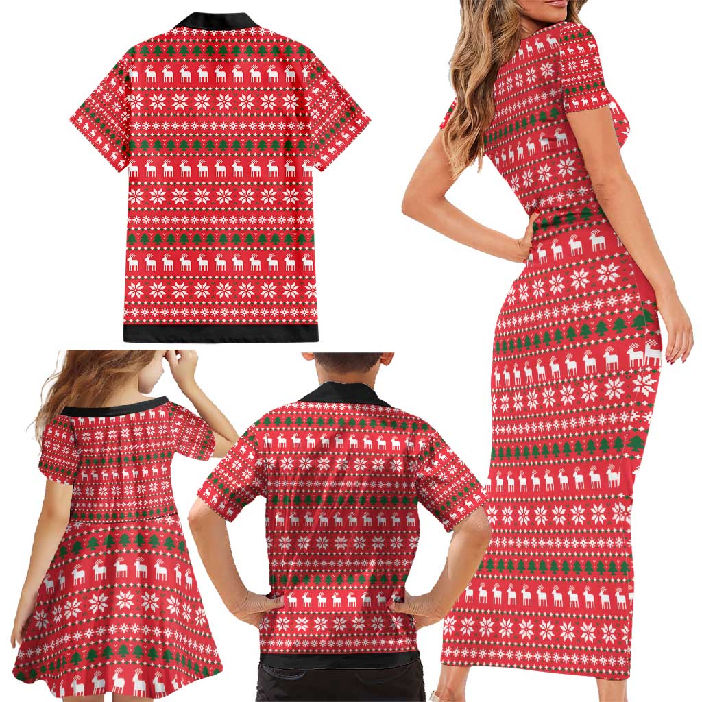 Christian Party Family Matching Short Sleeve Bodycon Dress and Hawaiian Shirt God Christmas It's My Birthday - Wonder Print Shop