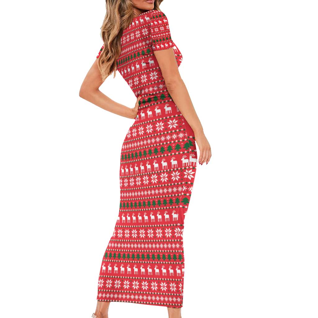 Christian Party Family Matching Short Sleeve Bodycon Dress and Hawaiian Shirt God Christmas It's My Birthday - Wonder Print Shop