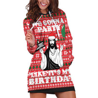Christian Party Hoodie Dress God Christmas It's My Birthday - Wonder Print Shop
