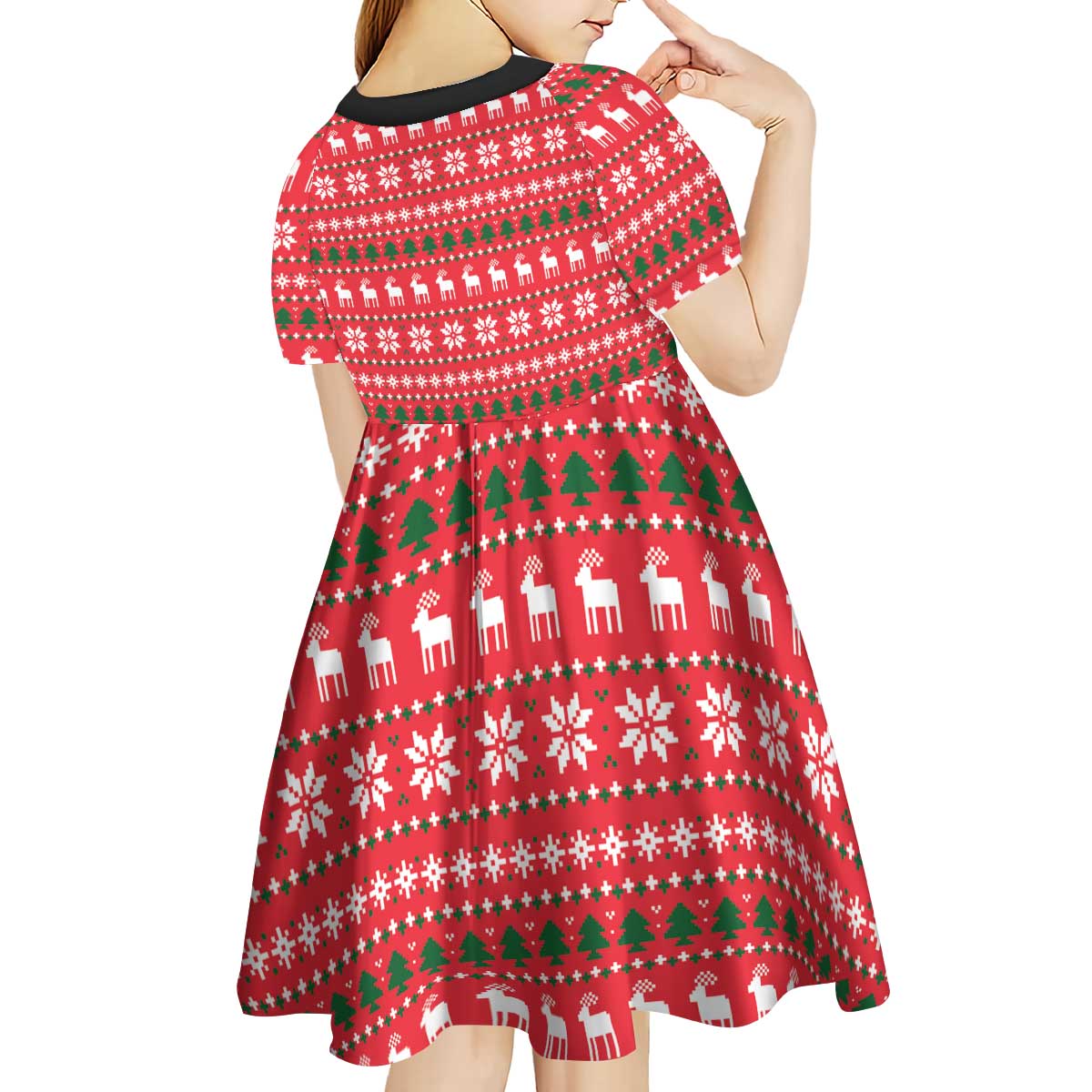 Christian Party Kid Short Sleeve Dress God Christmas It's My Birthday - Wonder Print Shop