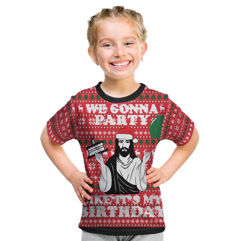 Christian Party Kid T Shirt God Christmas It's My Birthday - Wonder Print Shop