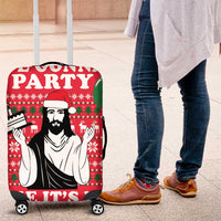 Christian Party Luggage Cover God Christmas It's My Birthday - Wonder Print Shop