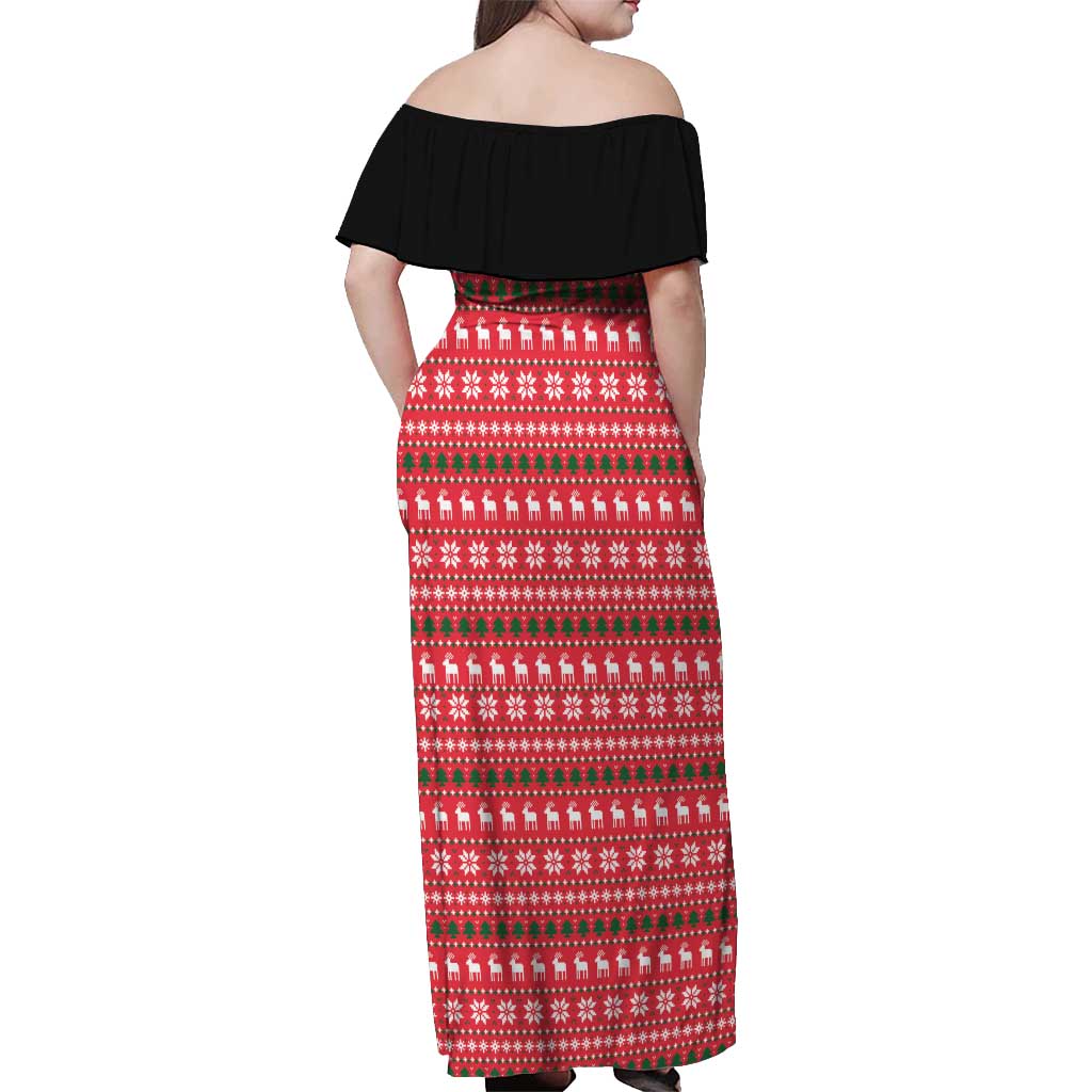 Christian Party Off Shoulder Maxi Dress God Christmas It's My Birthday - Wonder Print Shop