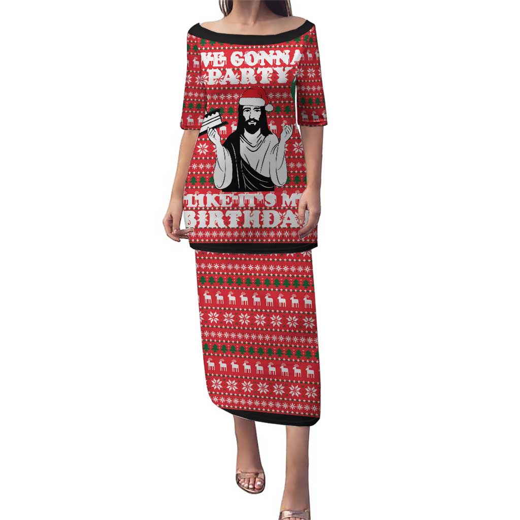 Christian Party Puletasi God Christmas It's My Birthday - Wonder Print Shop