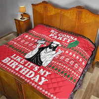 Christian Party Quilt God Christmas It's My Birthday - Wonder Print Shop