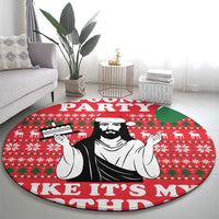 Christian Party Round Carpet God Christmas It's My Birthday
