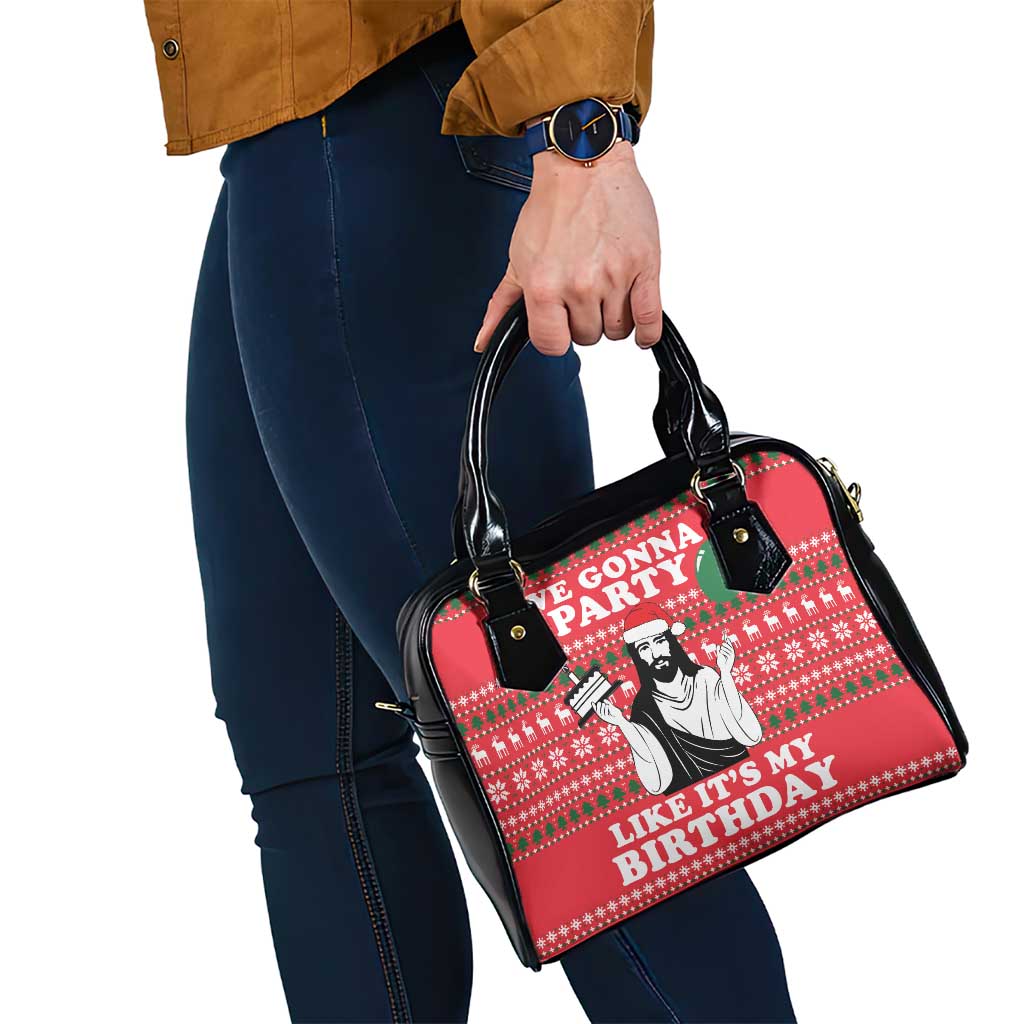 Christian Party Shoulder Handbag God Christmas It's My Birthday