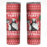 Christian Party Skinny Tumbler God Christmas It's My Birthday - Wonder Print Shop