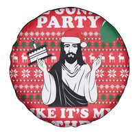 Christian Party Spare Tire Cover God Christmas It's My Birthday - Wonder Print Shop