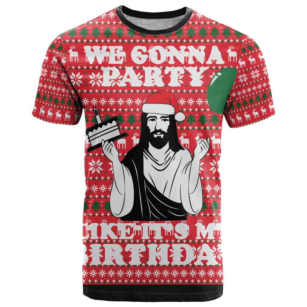Christian Party T Shirt God Christmas It's My Birthday - Wonder Print Shop