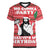 Christian Party Women V-Neck T-Shirt God Christmas It's My Birthday - Wonder Print Shop