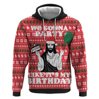Christian Party Zip Hoodie God Christmas It's My Birthday - Wonder Print Shop