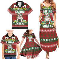 Bulldog Snacks Christmas Family Matching Summer Maxi Dress and Hawaiian Shirt They Know You Have Snacks - Wonder Print Shop