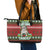 Bulldog Snacks Christmas Leather Tote Bag They Know You Have Snacks - Wonder Print Shop