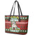 Bulldog Snacks Christmas Leather Tote Bag They Know You Have Snacks - Wonder Print Shop