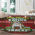 Bulldog Snacks Christmas Round Carpet They Know You Have Snacks