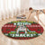 Bulldog Snacks Christmas Round Carpet They Know You Have Snacks