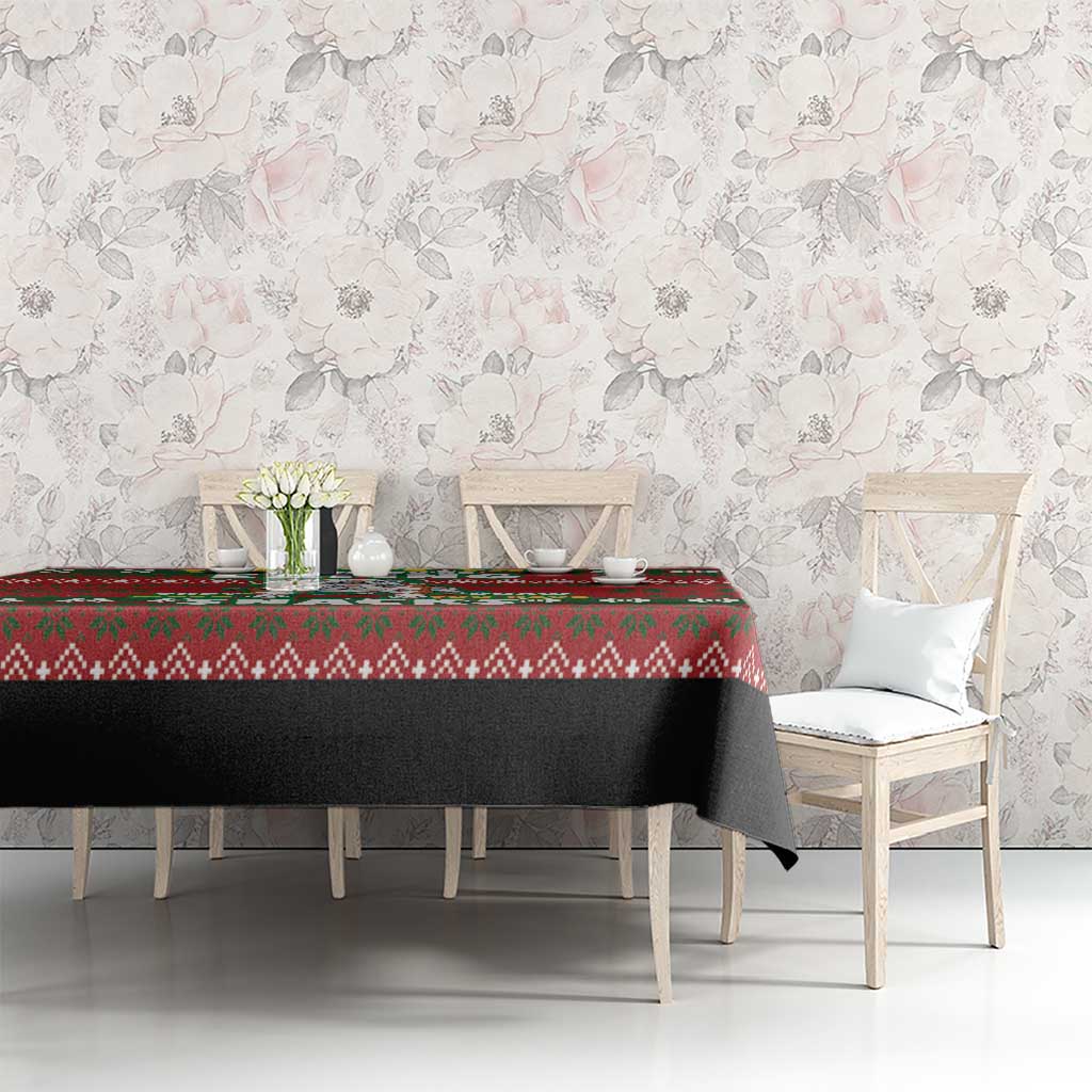 Bulldog Snacks Christmas Tablecloth They Know You Have Snacks - Wonder Print Shop