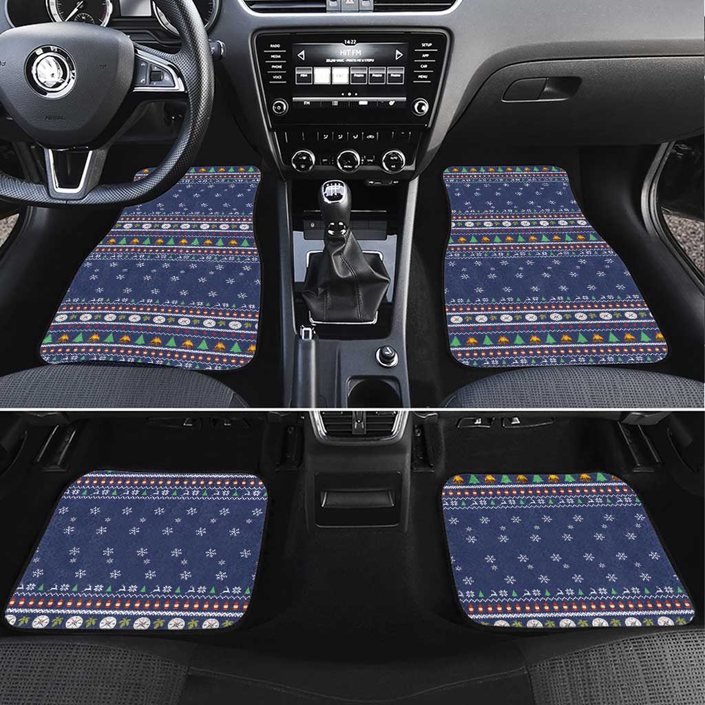 Bear Christmas Car Mats Camping I Hate People - Wonder Print Shop