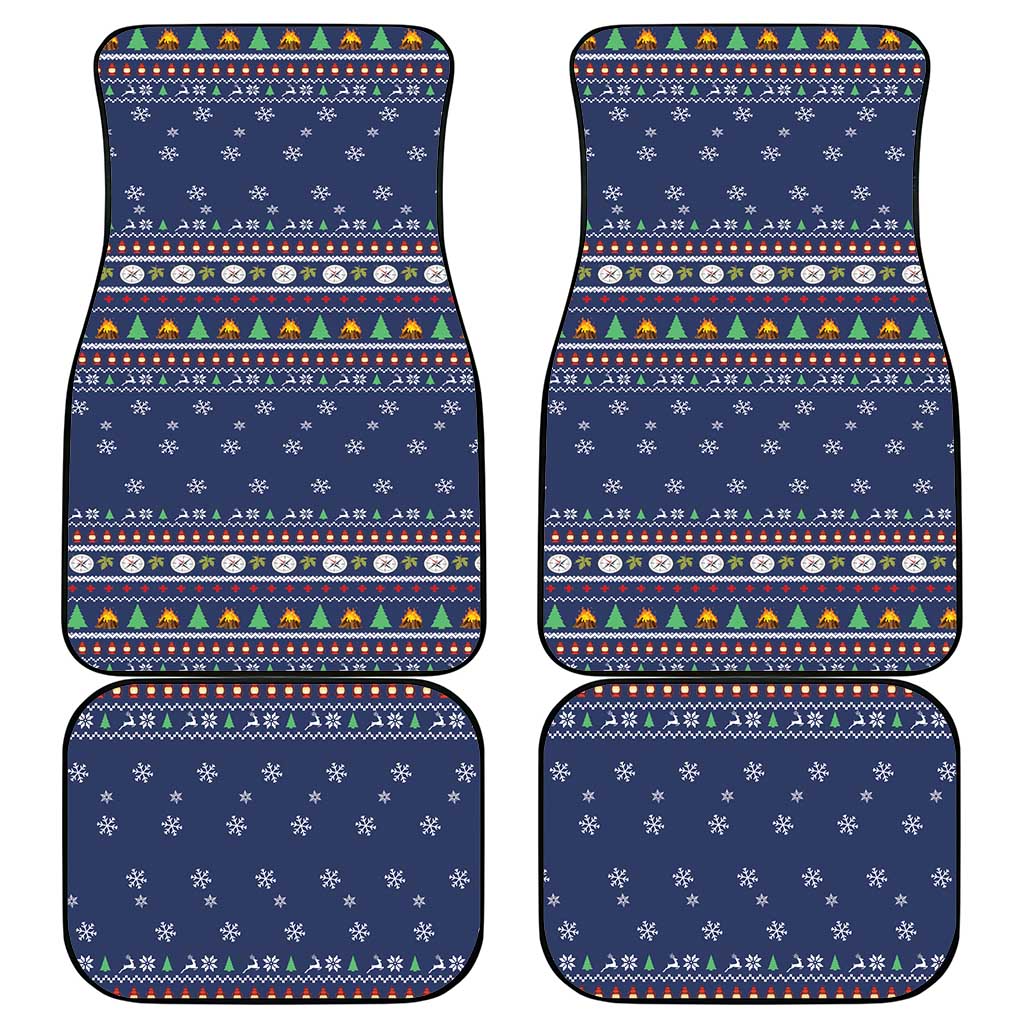 Bear Christmas Car Mats Camping I Hate People - Wonder Print Shop