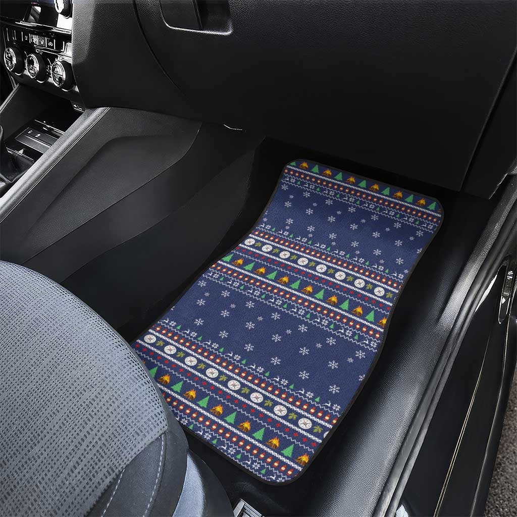 Bear Christmas Car Mats Camping I Hate People - Wonder Print Shop