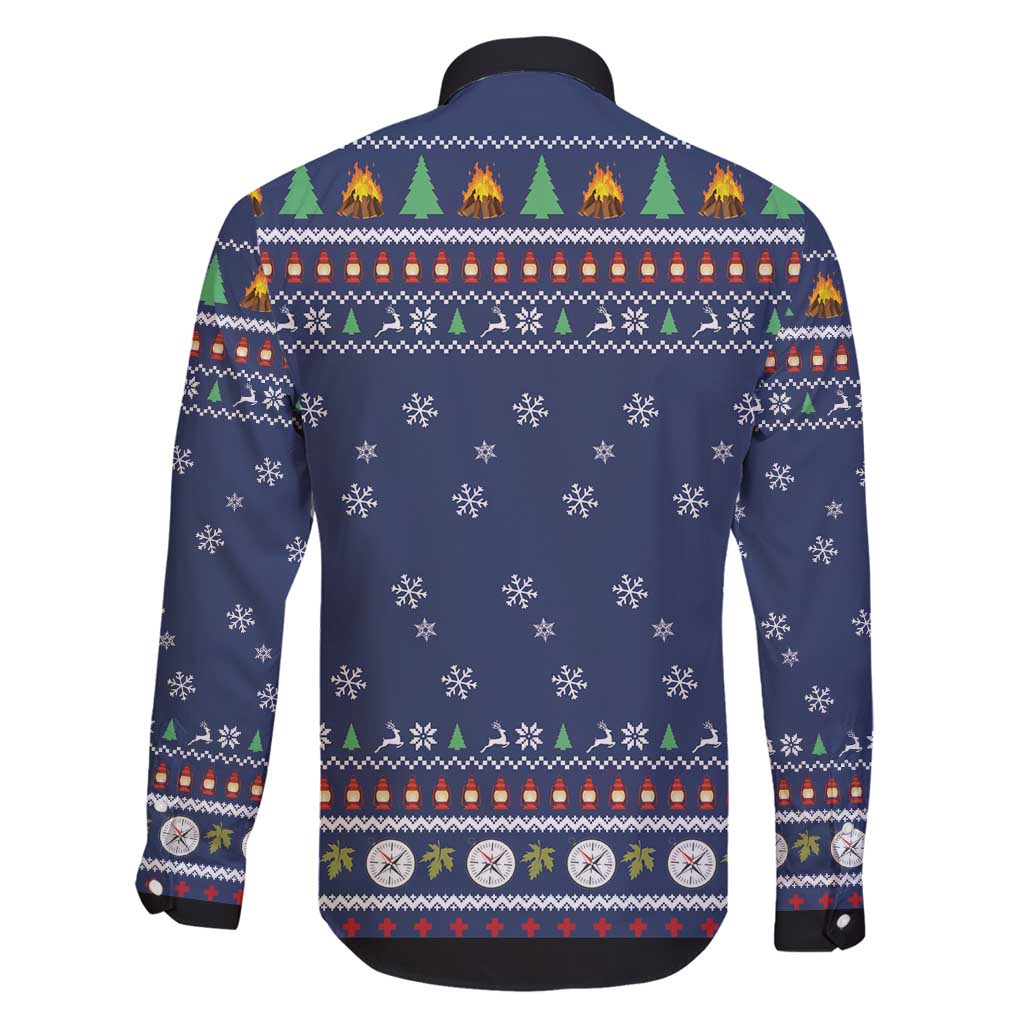 Bear Christmas Family Matching Long Sleeve Bodycon Dress and Hawaiian Shirt Camping I Hate People - Wonder Print Shop