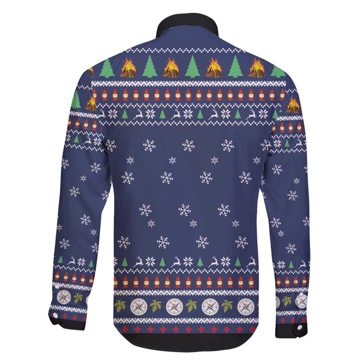 Bear Christmas Family Matching Off The Shoulder Long Sleeve Dress and Hawaiian Shirt Camping I Hate People - Wonder Print Shop