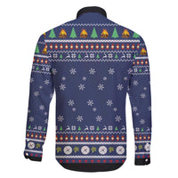 Bear Christmas Family Matching Short Sleeve Bodycon Dress and Hawaiian Shirt Camping I Hate People - Wonder Print Shop