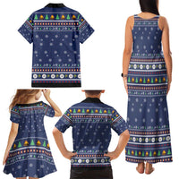 Bear Christmas Family Matching Tank Maxi Dress and Hawaiian Shirt Camping I Hate People - Wonder Print Shop