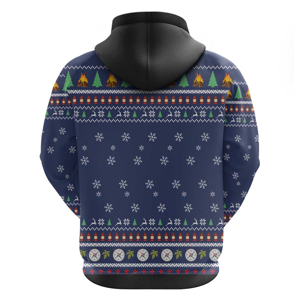 Bear Christmas Hoodie Camping I Hate People - Wonder Print Shop