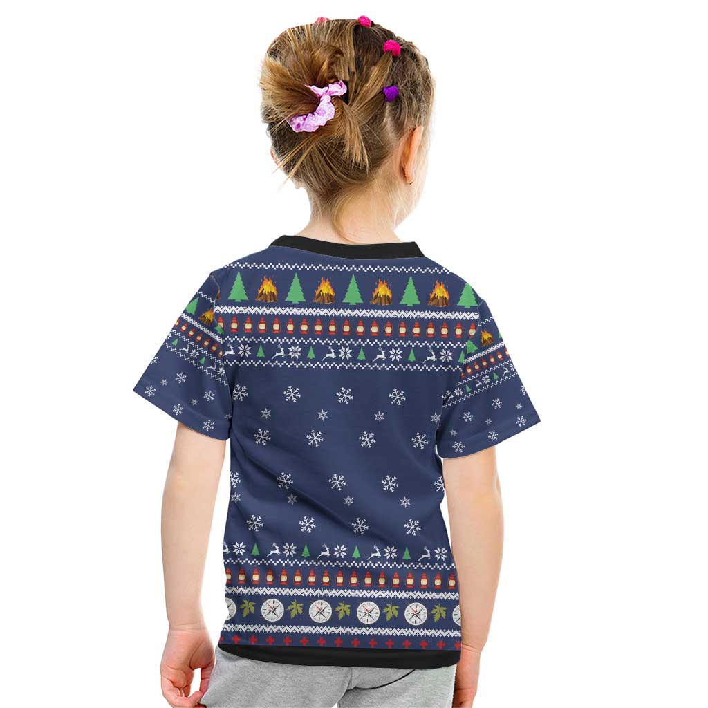 Bear Christmas Kid T Shirt Camping I Hate People - Wonder Print Shop