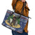 Bear Christmas Leather Tote Bag Camping I Hate People - Wonder Print Shop
