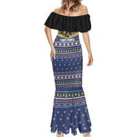 Bear Christmas Mermaid Dress Camping I Hate People - Wonder Print Shop