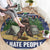 Bear Christmas Round Carpet Camping I Hate People