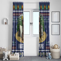 Bear Christmas Window Curtain Camping I Hate People - Wonder Print Shop