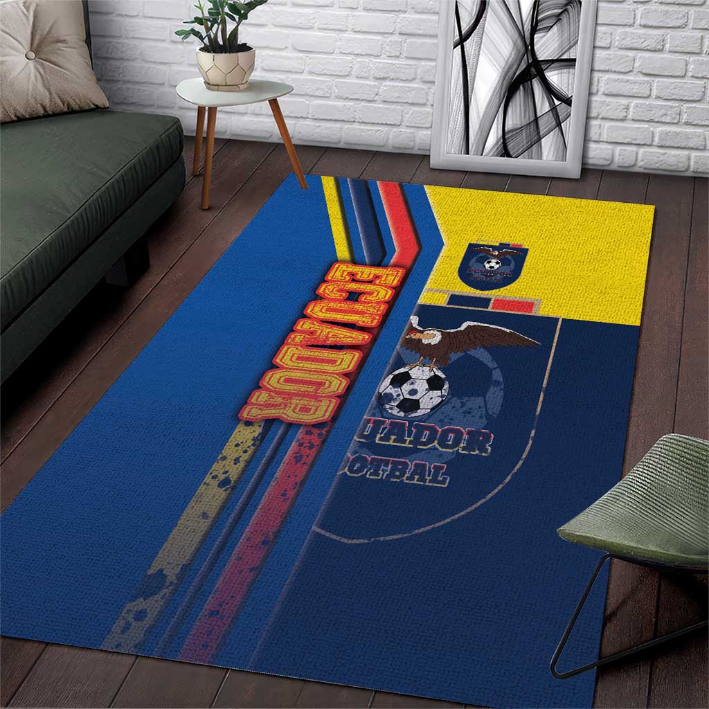 Ecuador Football Area Rug La Tricolor Soccer - Road To Champion - Wonder Print Shop