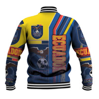 Ecuador Football Baseball Jacket La Tricolor Soccer - Road To Champion - Wonder Print Shop