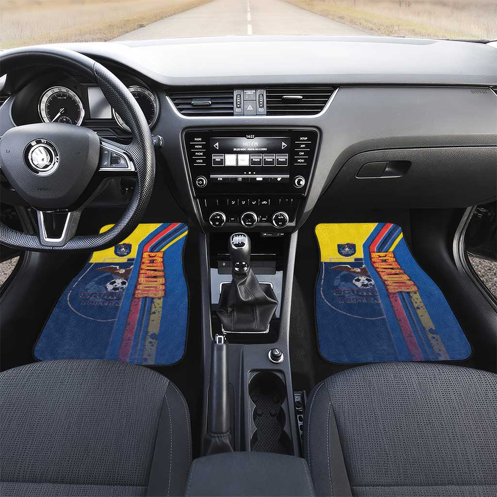 Ecuador Football Car Mats La Tricolor Soccer - Road To Champion - Wonder Print Shop