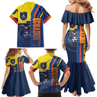Ecuador Football Family Matching Mermaid Dress and Hawaiian Shirt La Tricolor Soccer - Road To Champion - Wonder Print Shop