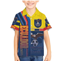 Ecuador Football Family Matching Mermaid Dress and Hawaiian Shirt La Tricolor Soccer - Road To Champion - Wonder Print Shop