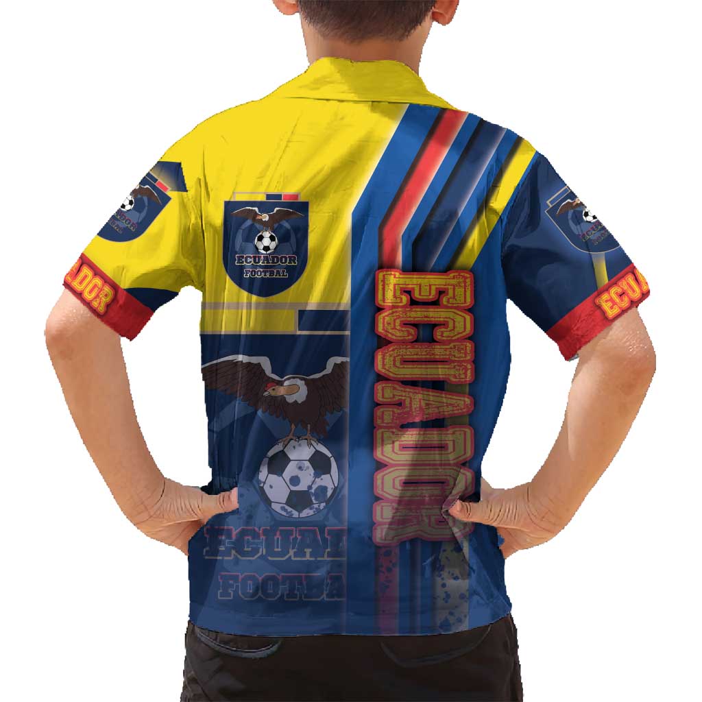 Ecuador Football Family Matching Summer Maxi Dress and Hawaiian Shirt La Tricolor Soccer - Road To Champion - Wonder Print Shop