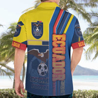 Ecuador Football Hawaiian Shirt La Tricolor Soccer - Road To Champion - Wonder Print Shop