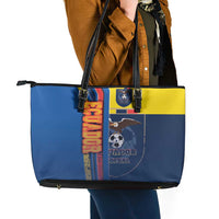 Ecuador Football Leather Tote Bag La Tricolor Soccer - Road To Champion - Wonder Print Shop